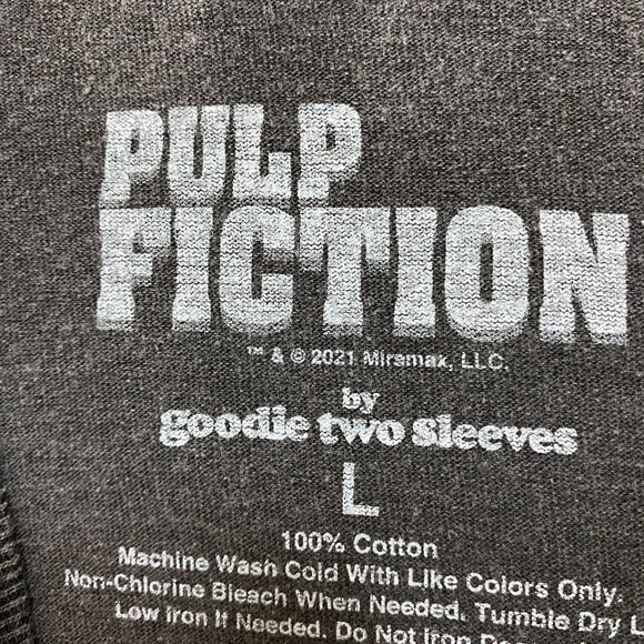 Pulp Fiction Mrs Mia Wallace Poster Movie Tee L - Picture 4 of 5